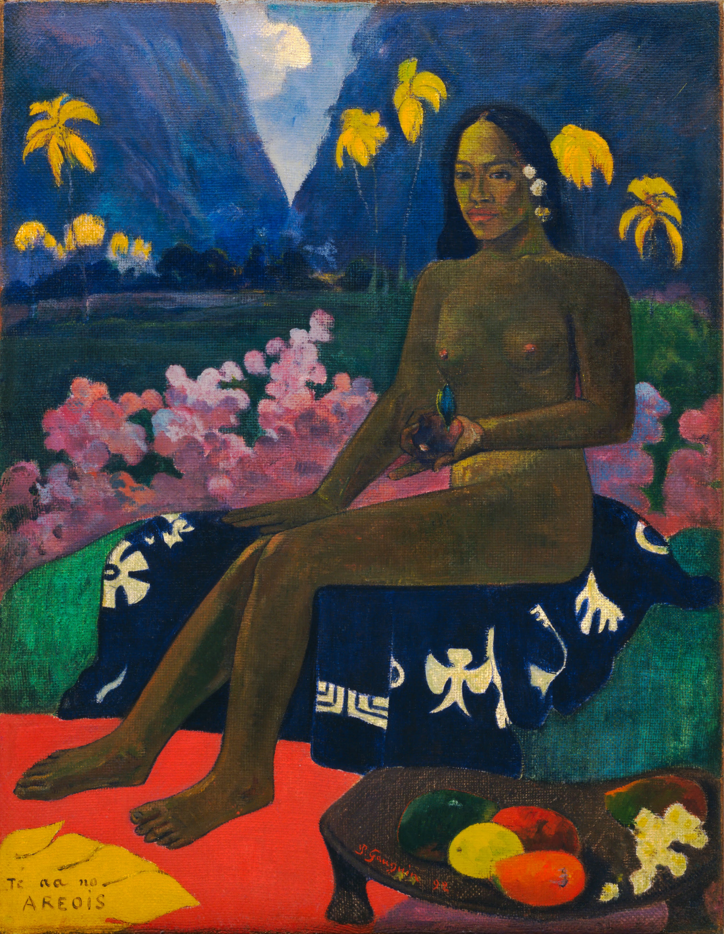 Areoi Tohumu by Paul Gauguin - 1892 -  92.1 x 72.1 cm Museum of Modern Art