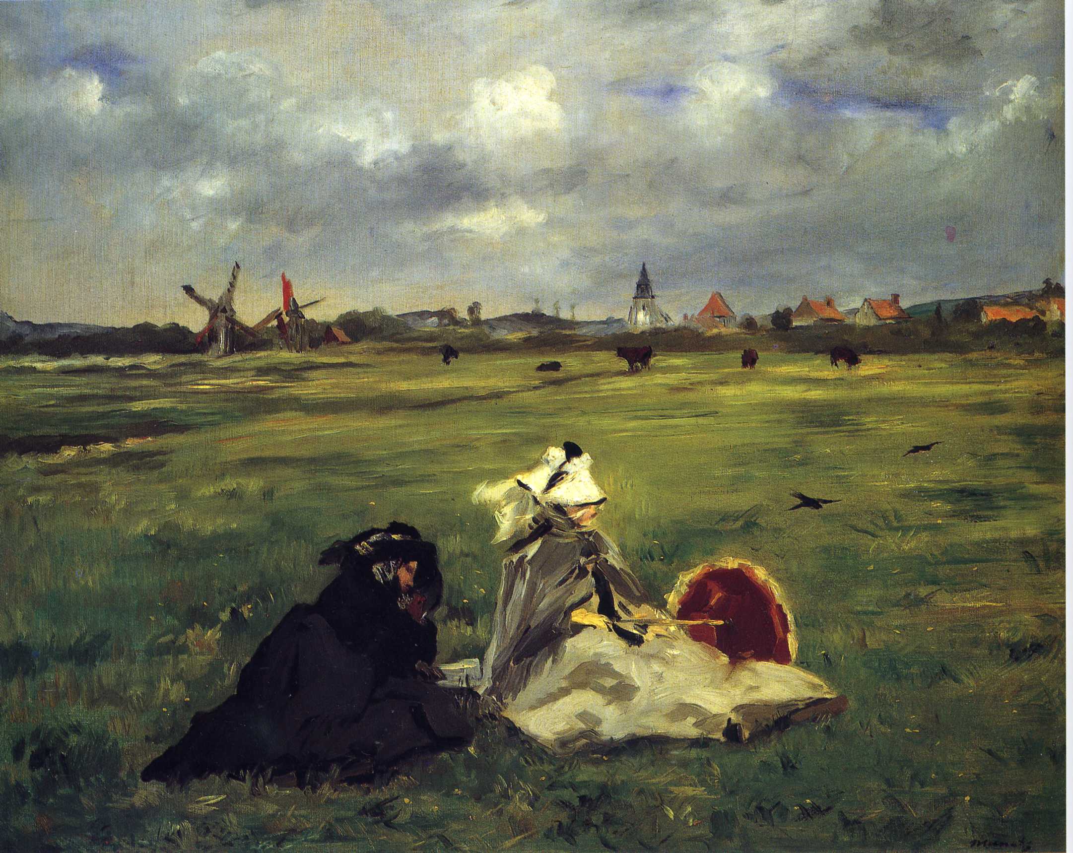 Ласточки by Édouard Manet - 1873 - - 