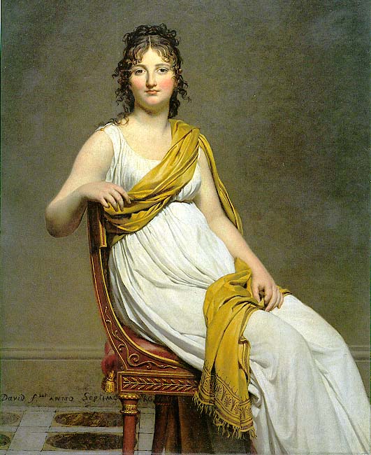 Madame Raymond de Verninac by Jacques-Louis David - 1799 - 145 x 112 cm Musée du Louvre