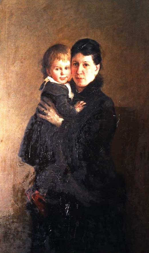 Portrét Sofie Tolsté (manželky Lva Tolstého) by Nikolai Ge - 1886 - -- 