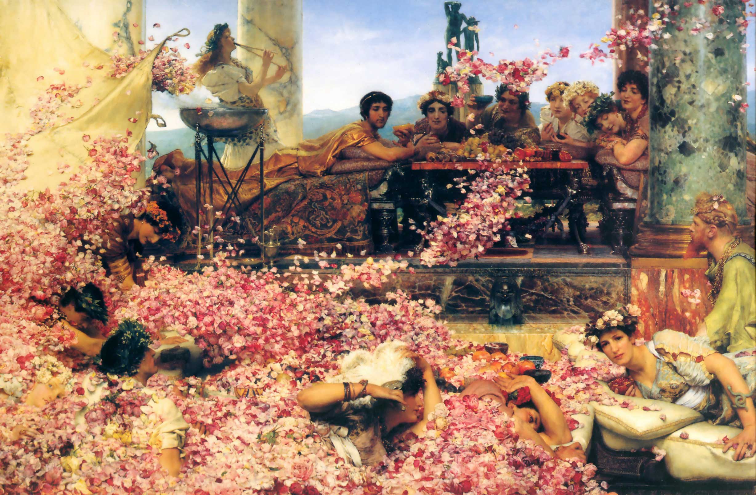 The Roses of Heliogabalus by Lawrence Alma-Tadema - 1888 - 213.9 x 132.1 cm private collection