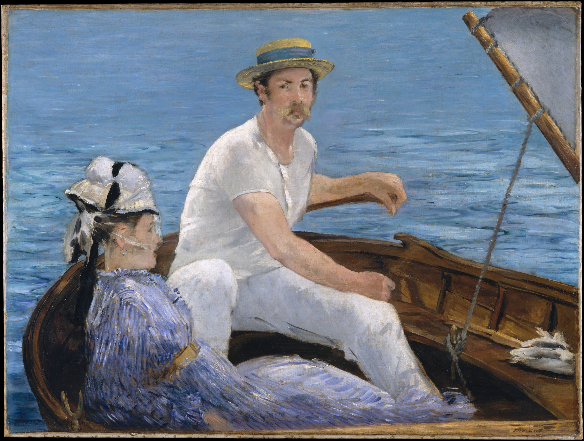 Boating by Édouard Manet - 1874 - 97,2 x 130,2 cm Metropolitan Museum of Art