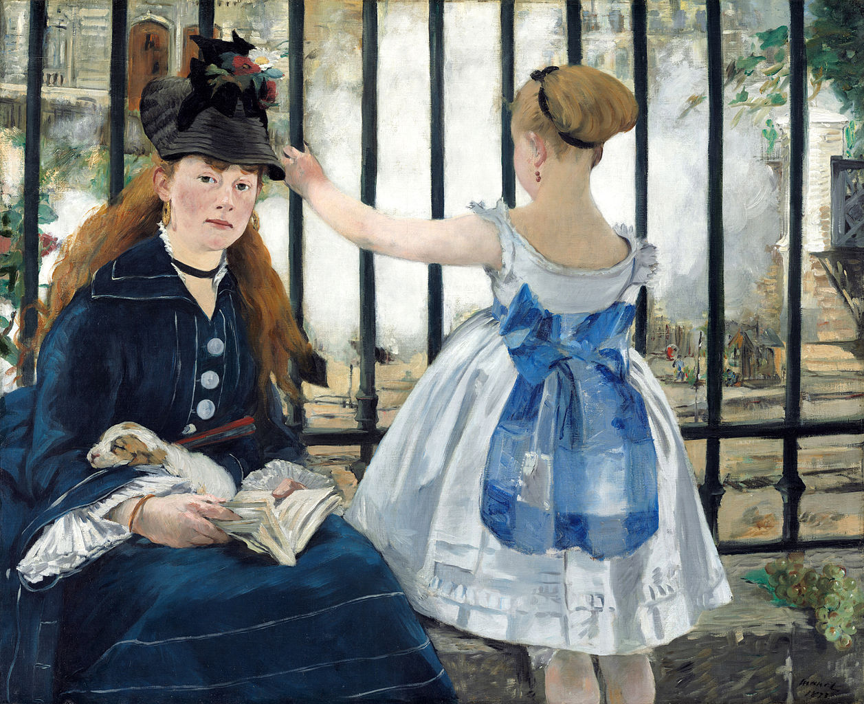 The Railway by Édouard Manet - 1873 - 111.5 × 93.3 cm National Gallery of Art