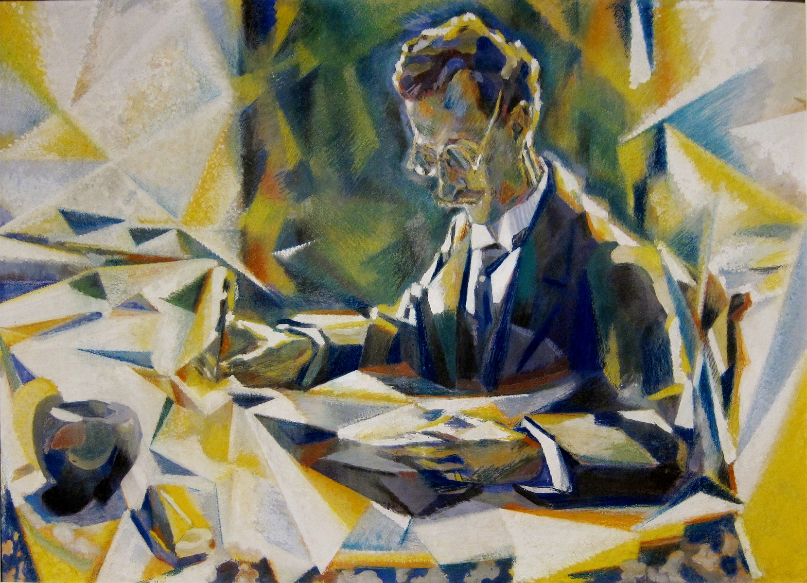 O Βαρόνος Φράνσις Ντελμπέκ (Francis Delbeke) by Jules Schmalzigaug - 1917 - 1,50 x 1,80 μ. 