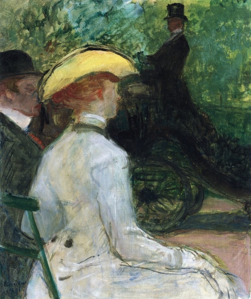 În Bois De Bologne by Henri de Toulouse-Lautrec - c. 1901 - - 