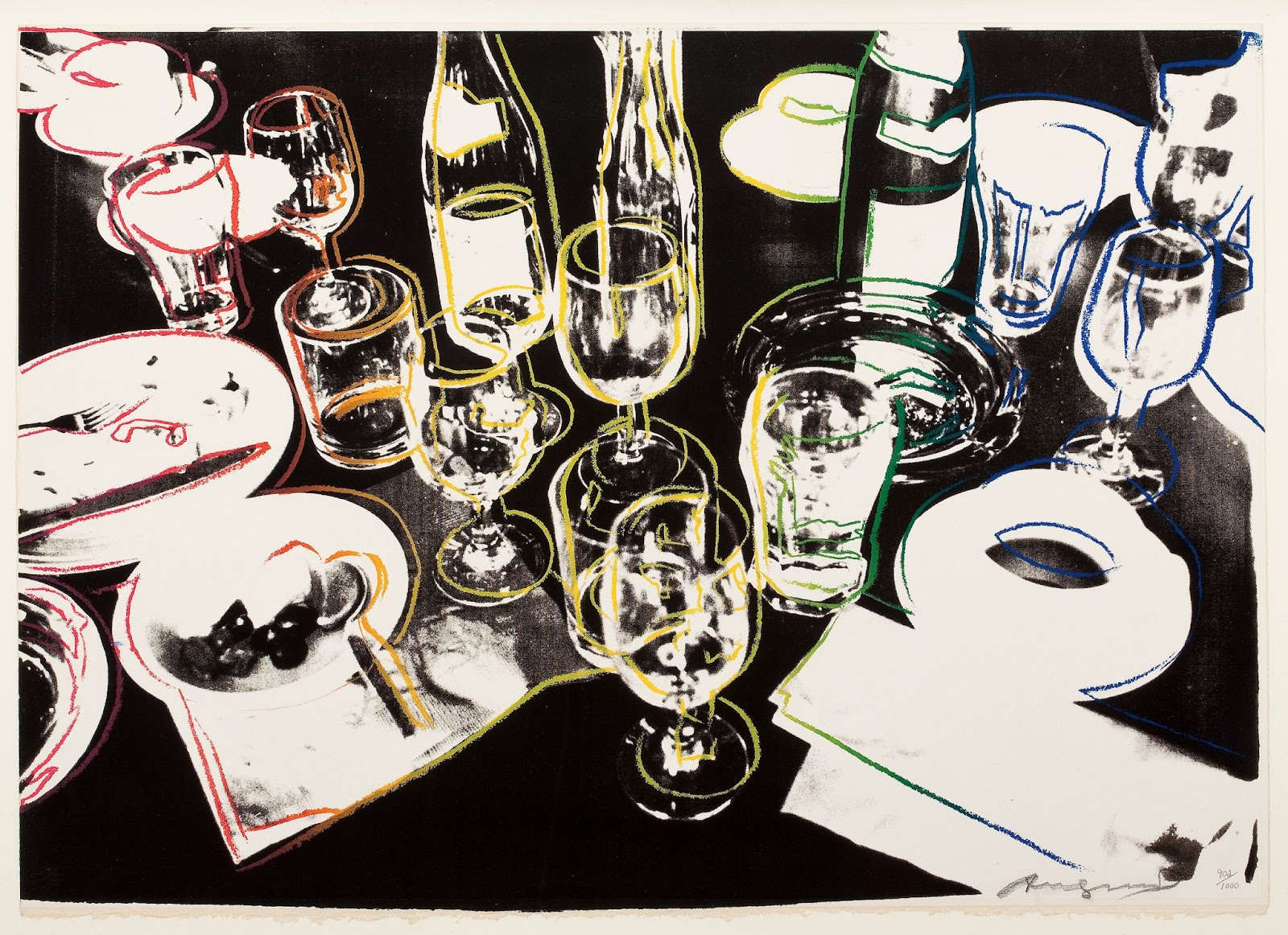 After the Party by Andy Warhol - 1979 - 15 x 38 cm collection privée