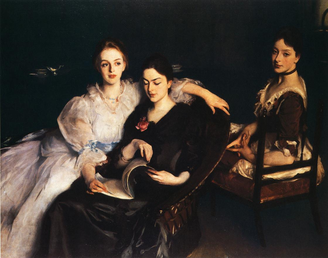 The Misses Vickers by John Singer Sargent - 1884 - 138 x 183 cm Museums Sheffield