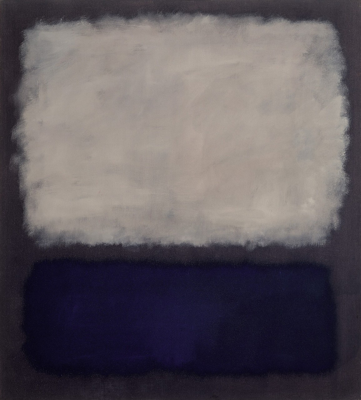 《蓝色和灰色》 by 马克 罗斯科 - 1962年 -  193×175里面 