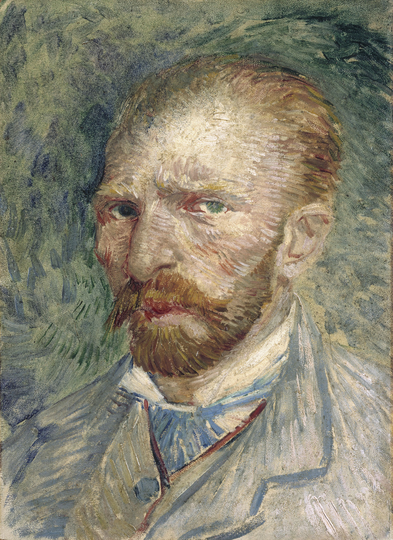 Autorretrato  by Vincent van Gogh - Abril- Junio 1887 - 32,8 x 24 cm Kröller-Müller Museum