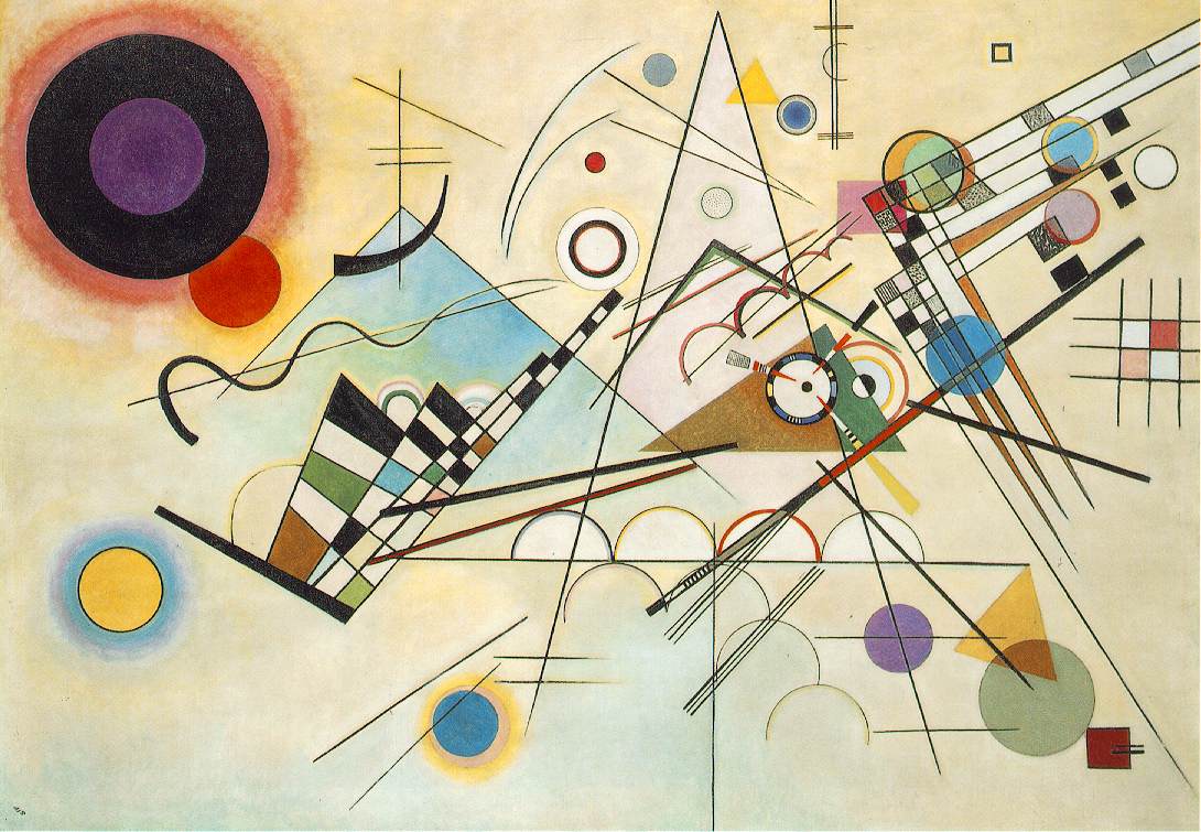 構圖8號 by Wassily Kandinsky - 1923 - 140 × 201 cm 