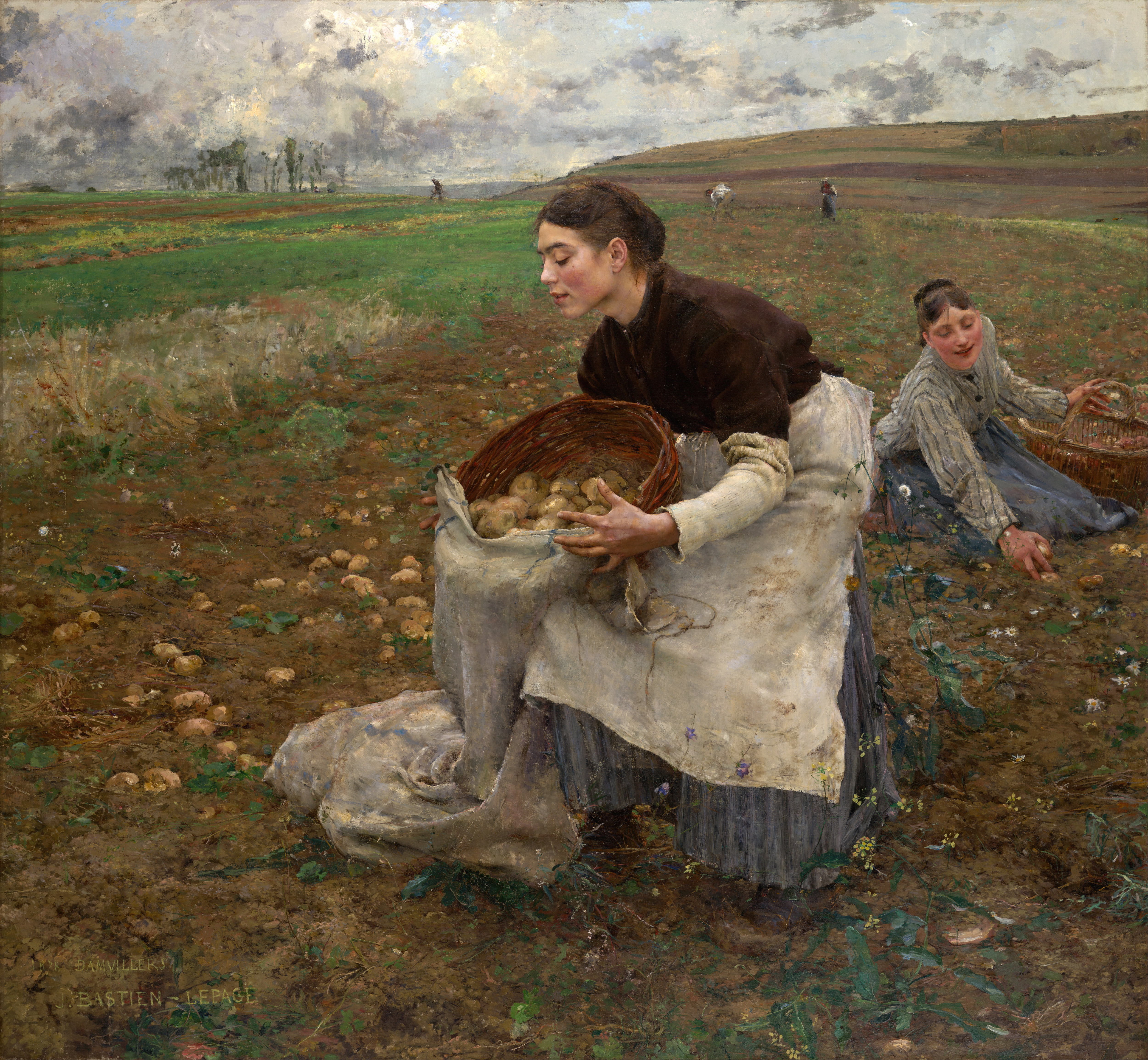 October by Jules Bastien-Lepage - 1878 - 196 x 180.7 cm National Gallery of Victoria