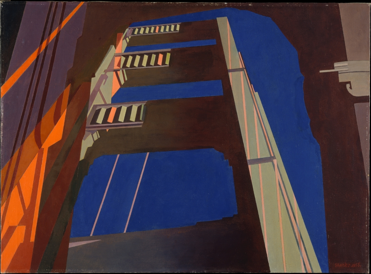 Золотые ворота by Charles Sheeler - 1955 - 63 x 88.5 см 