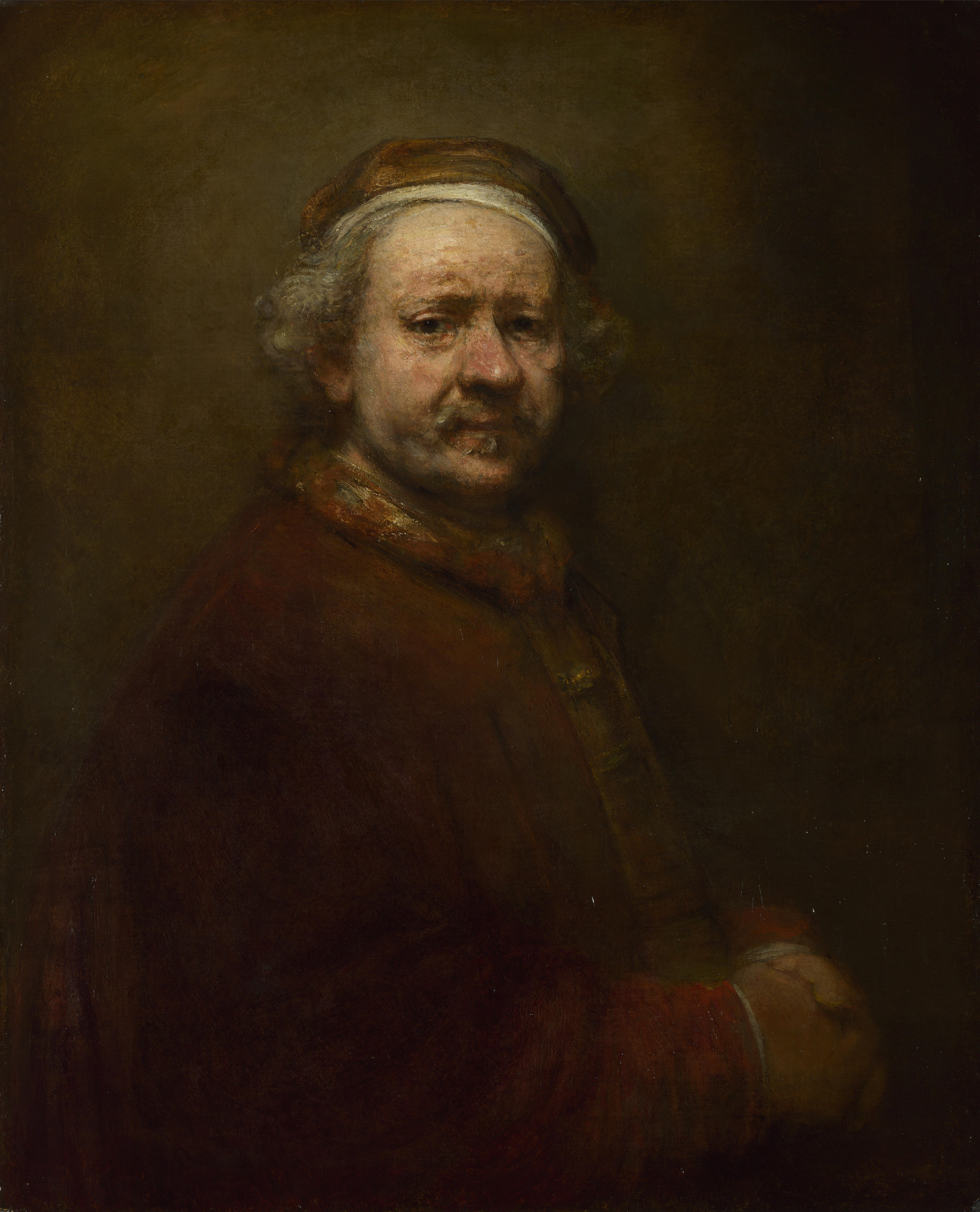 تصوير شخصي by Rembrandt van Rijn - 1669 - 86 x 70.5 cm 