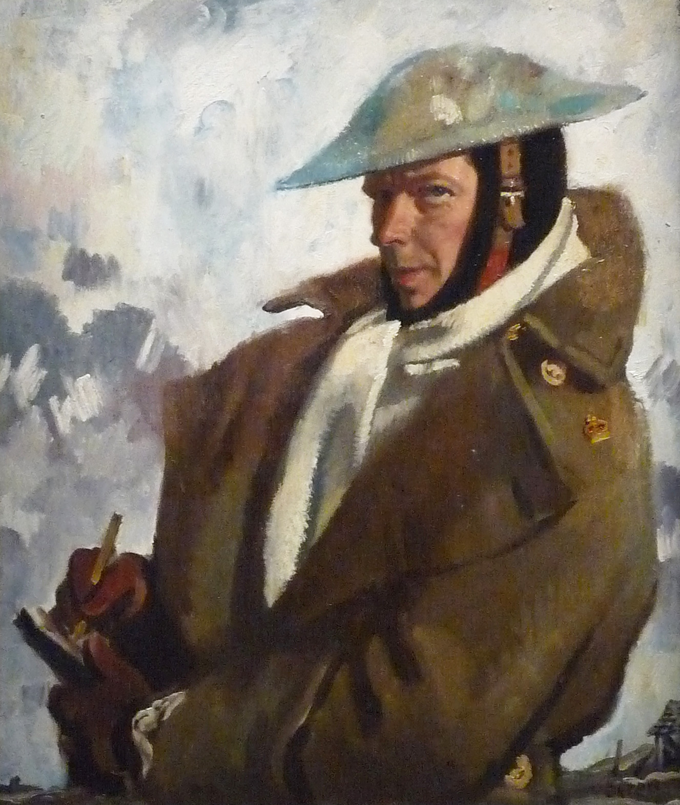 Zelfportret by William Orpen - 1917 - - 