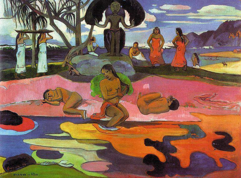Az istenek napja by Paul Gauguin - 1894 - - 