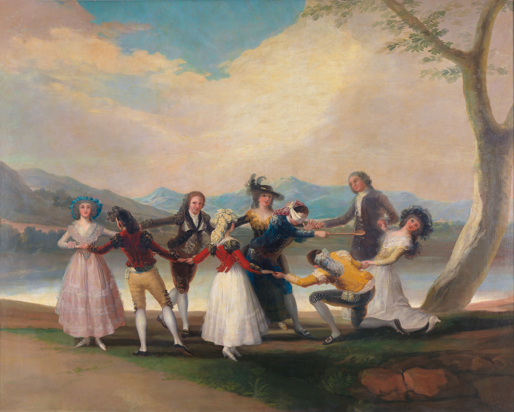 Τυφλόμυγα (La Gallina Ciega) by Φρανθίσκο Γκόγια - 1789 - 269 × 350 εκ. 