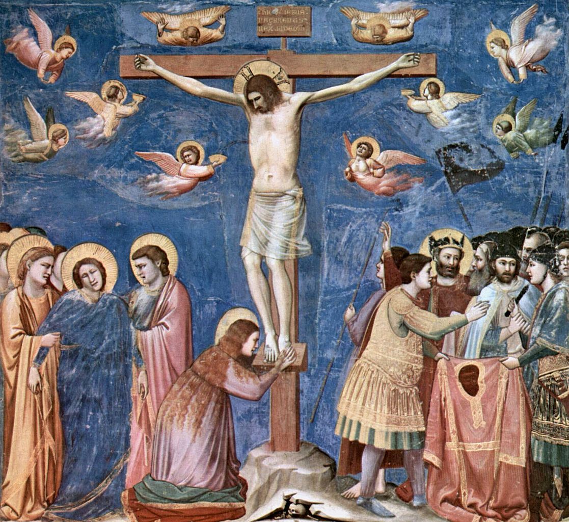 Crucifixion by Giotto di Bondone - 1303-1305 - 200 x 185 cm Cappella degli Scrovegni