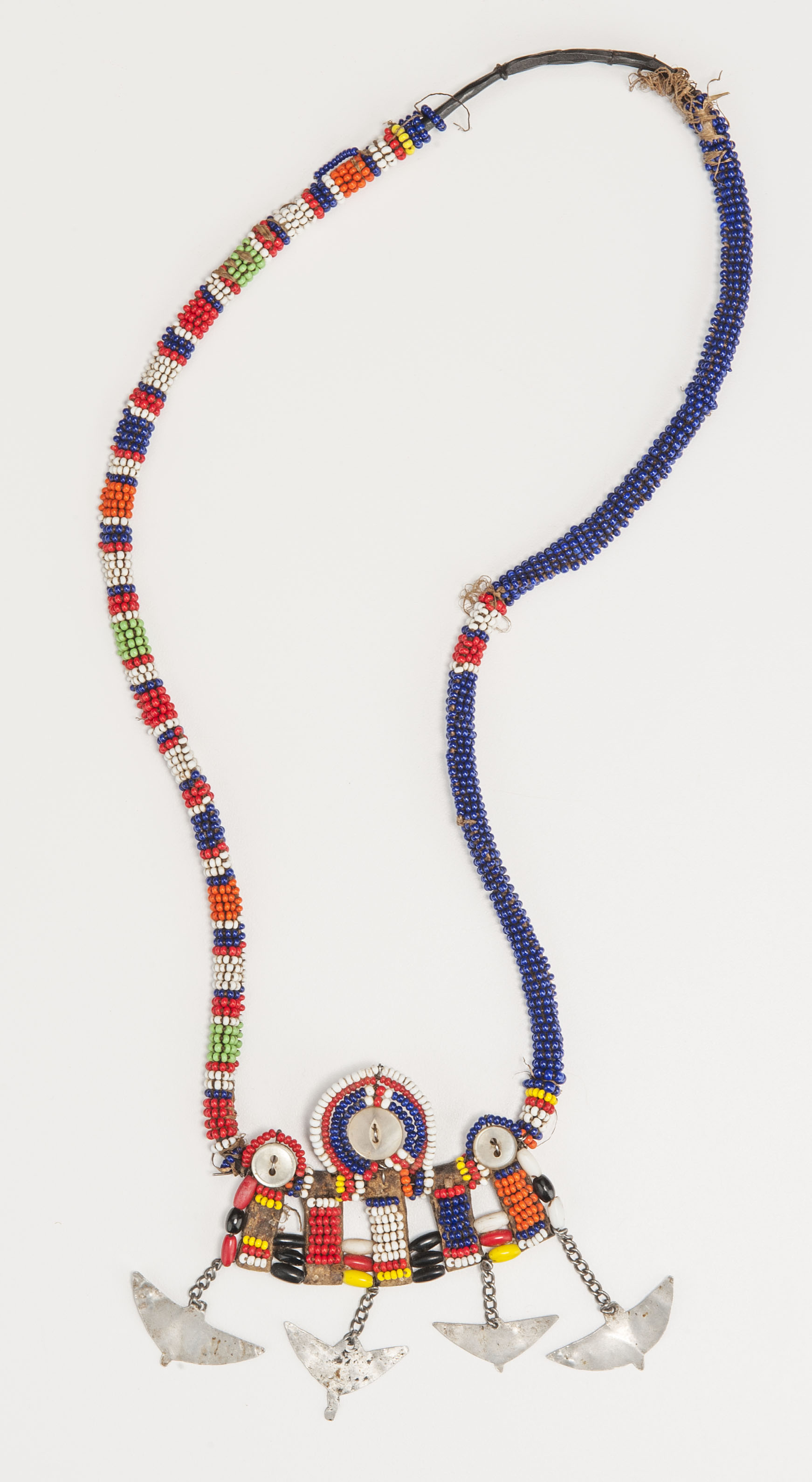 Collana da uomo by Unknown Artist - collected in Wamba in the 1970s - 36.8 x 13.7 cm 