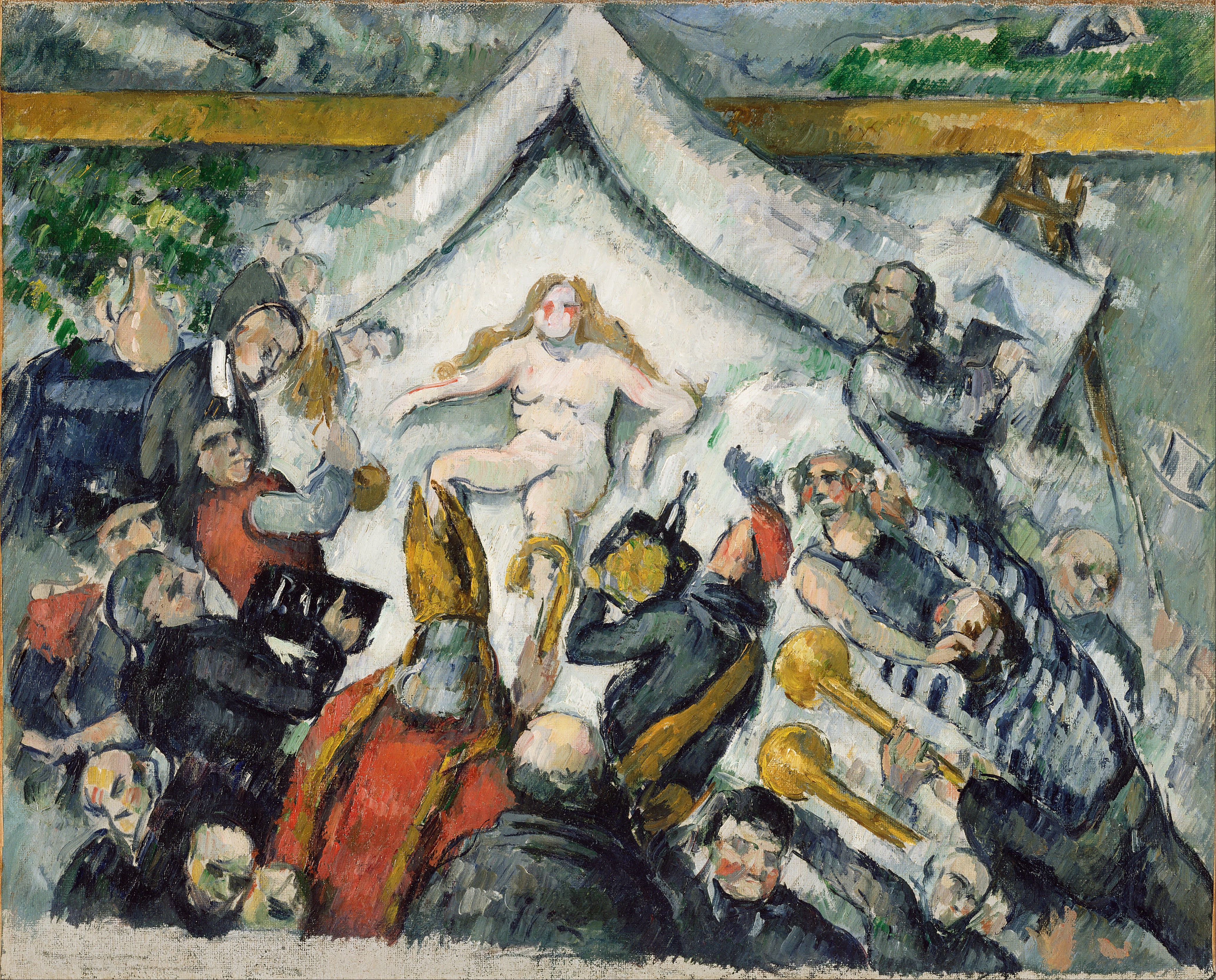الأنوثة الأبدية by Paul Cézanne - حوالي عام 1877 - 53 x 43.2 سم 