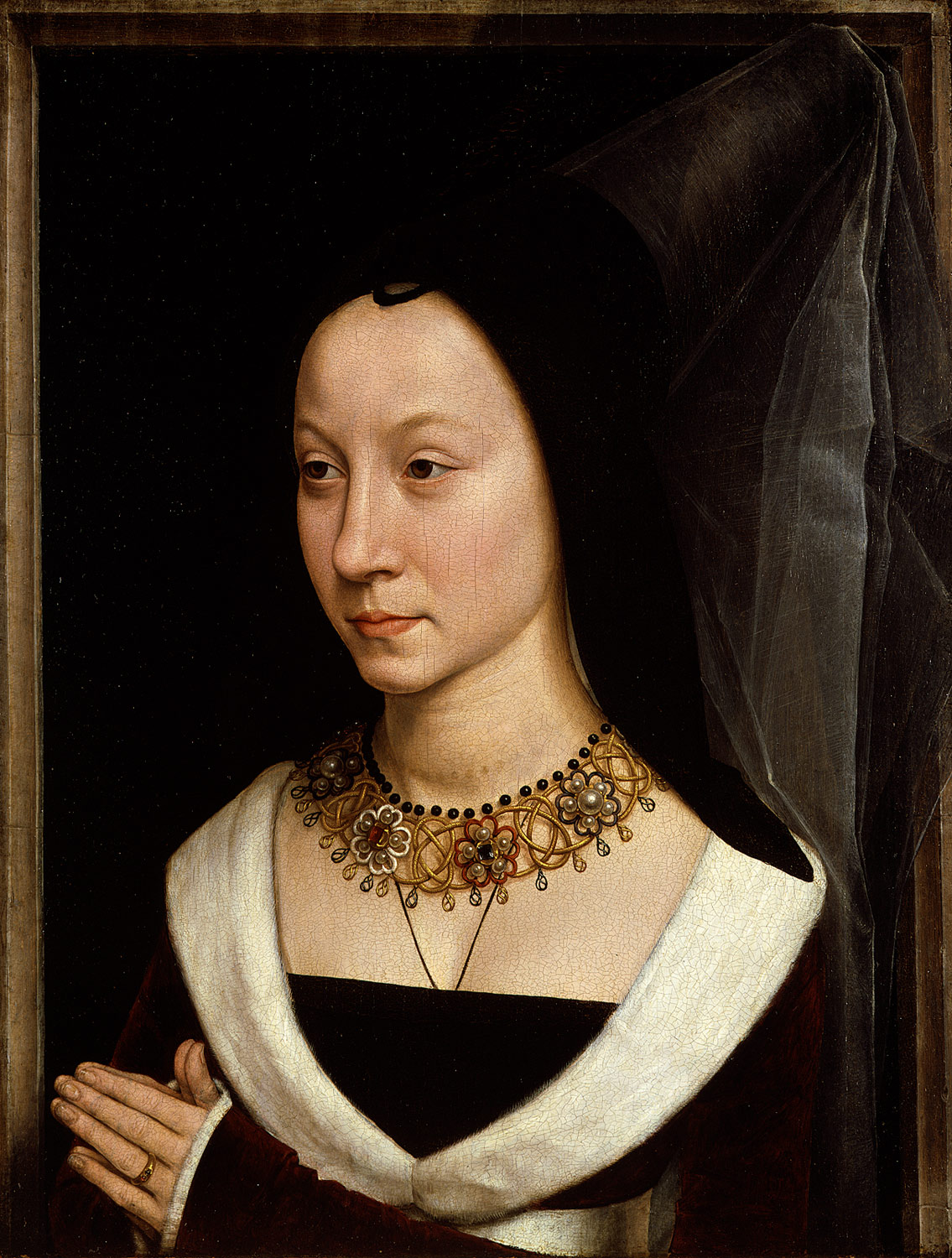 Maria Portinari by Hans Memling - c. 1470–72 - 44.1 x 34 cm Metropolitan Museum of Art