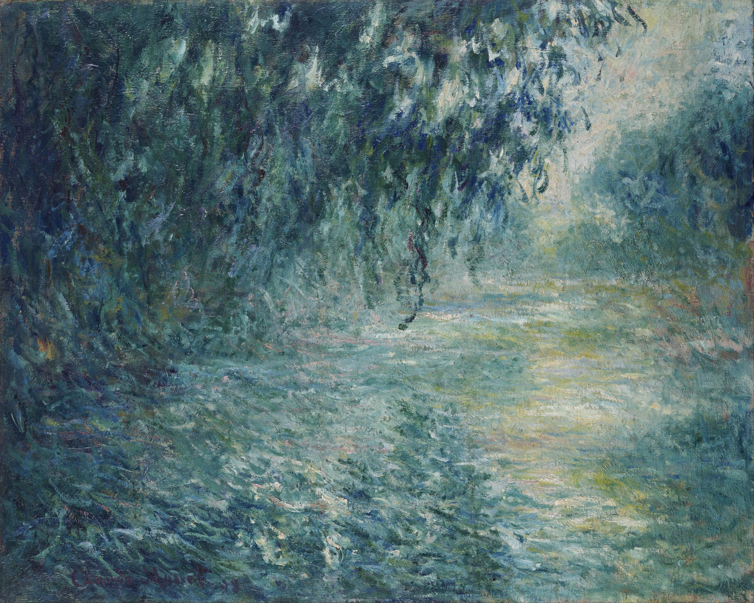 Ráno na Seině by Claude Monet - 1898 - 91,5 x 73 cm 