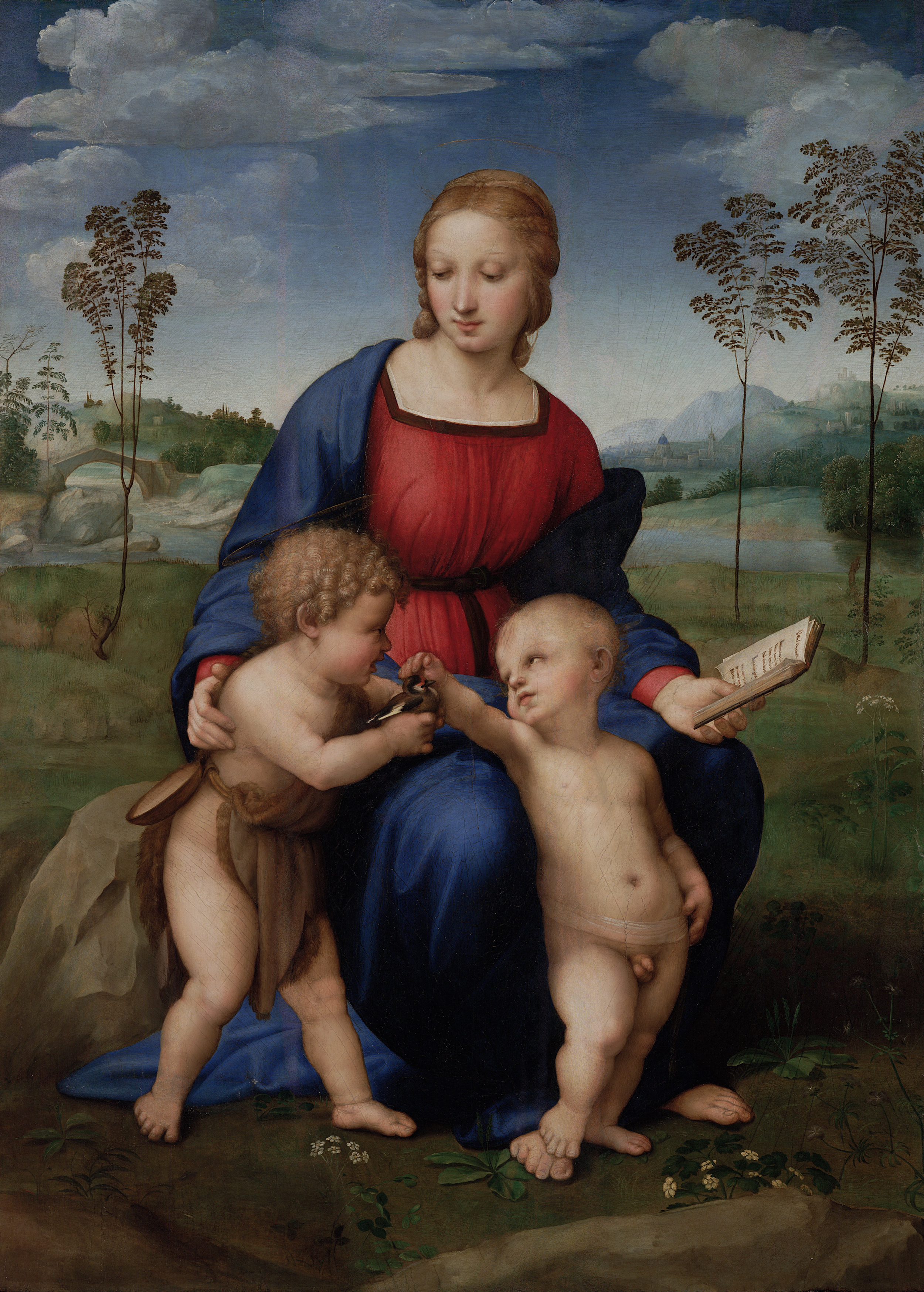 Мадонна со щеглом by Raphael Santi - 1505-1506 - 42 x 30 дюймов 