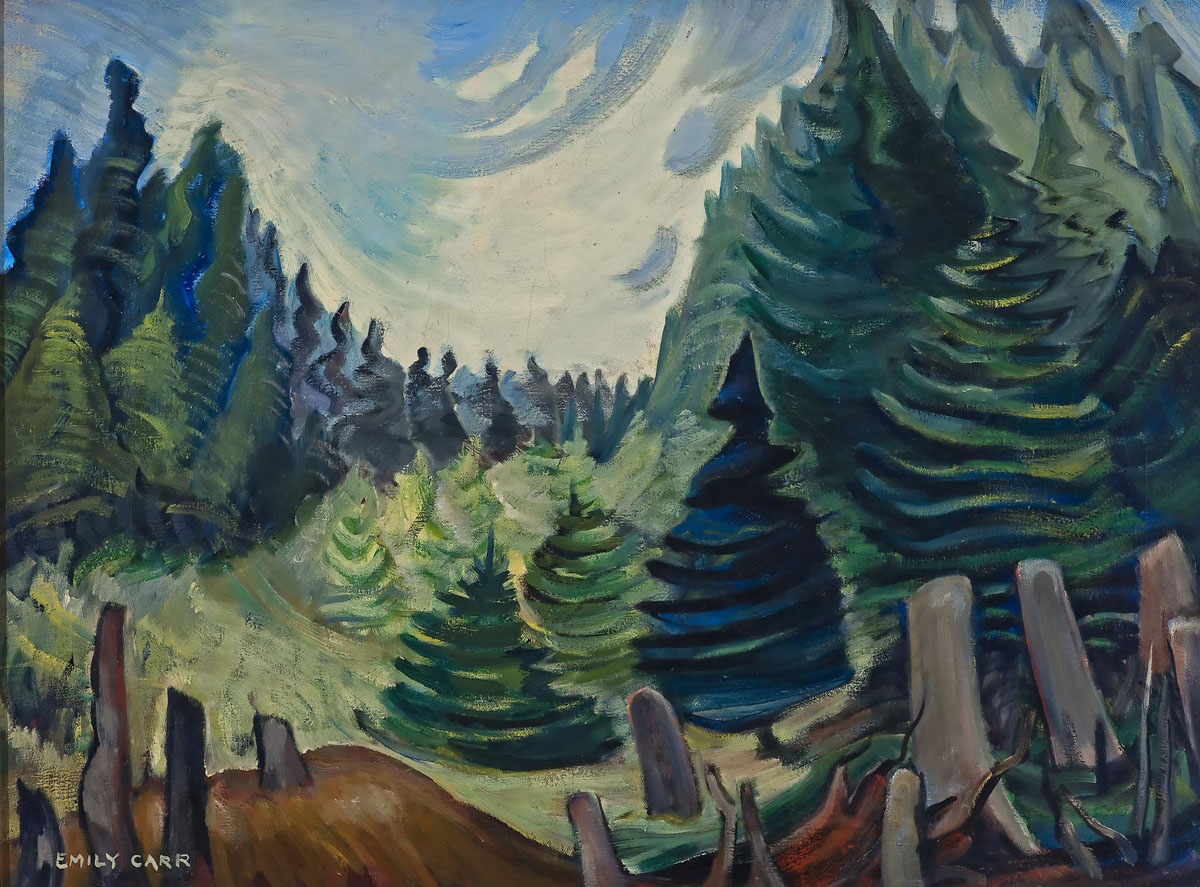 Metchosin by Emily Carr - c. 1935 - 50.7 x 58.7 cm Winnipeg Art Gallery