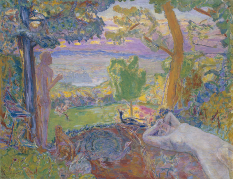 Il paradiso terrestre by Pierre Bonnard - 1916/20 - 51 1/4 x 63 in Art Institute of Chicago