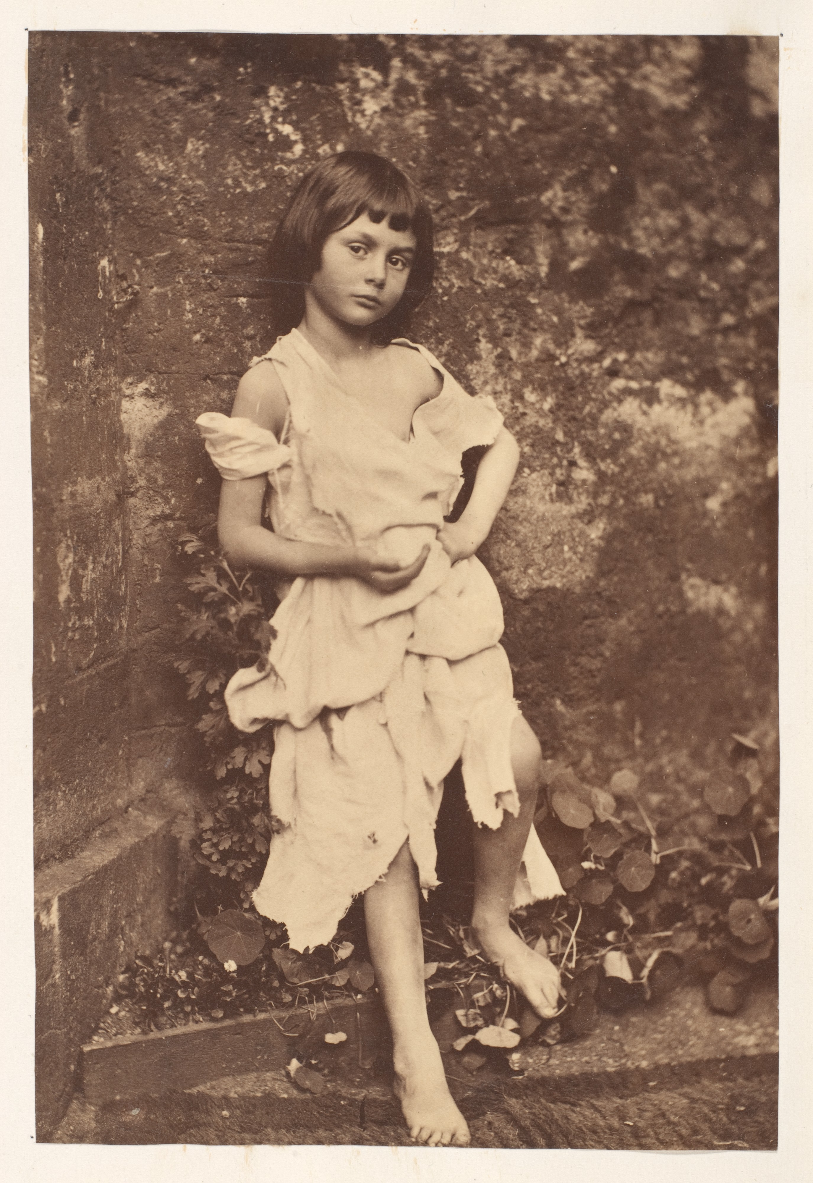 Alice Pleasance Liddell by Lewis Carroll - 1858 - 6.3 x 10.9 cm Metropolitan Museum of Art