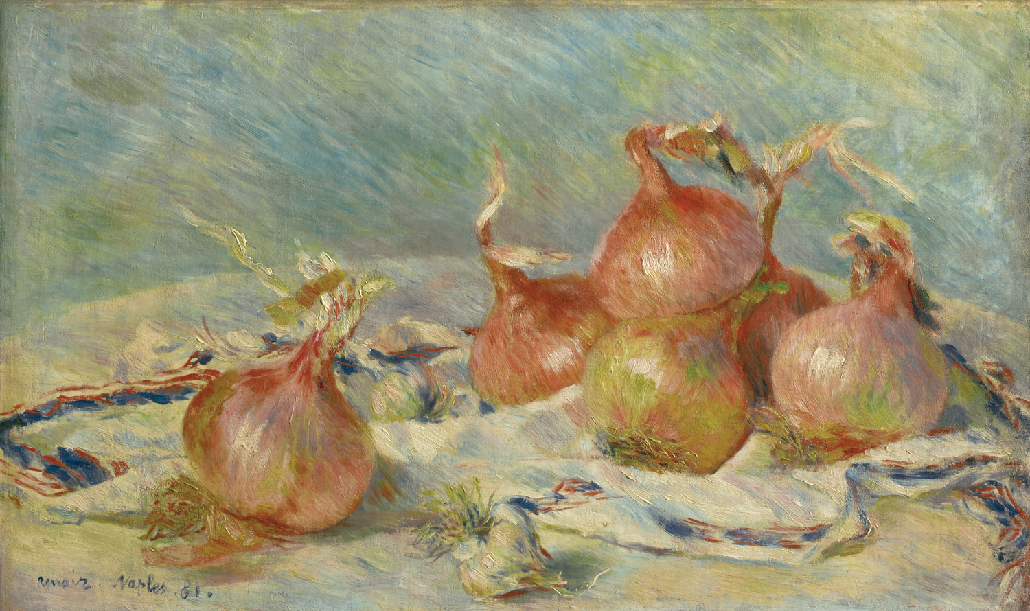 The Onions by Pierre-Auguste Renoir - 1881 - 39.1 x 60.6 cm The Clark