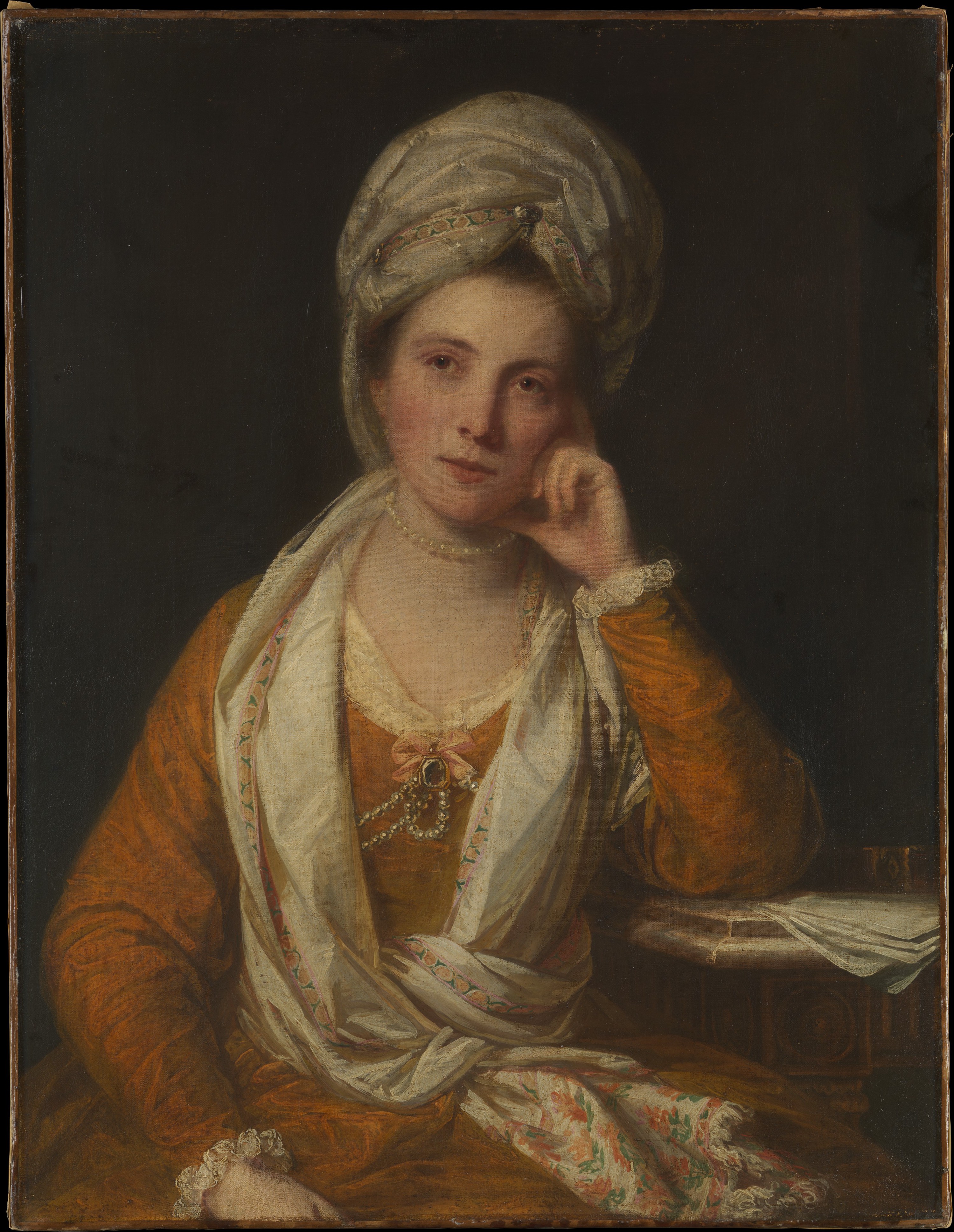 Pani Horton, późniejsza Wicehrabina Maynard by Joshua Reynolds - lata siedemdzisiąte XVIIIw. - 92.1 x 71.1 cm 
