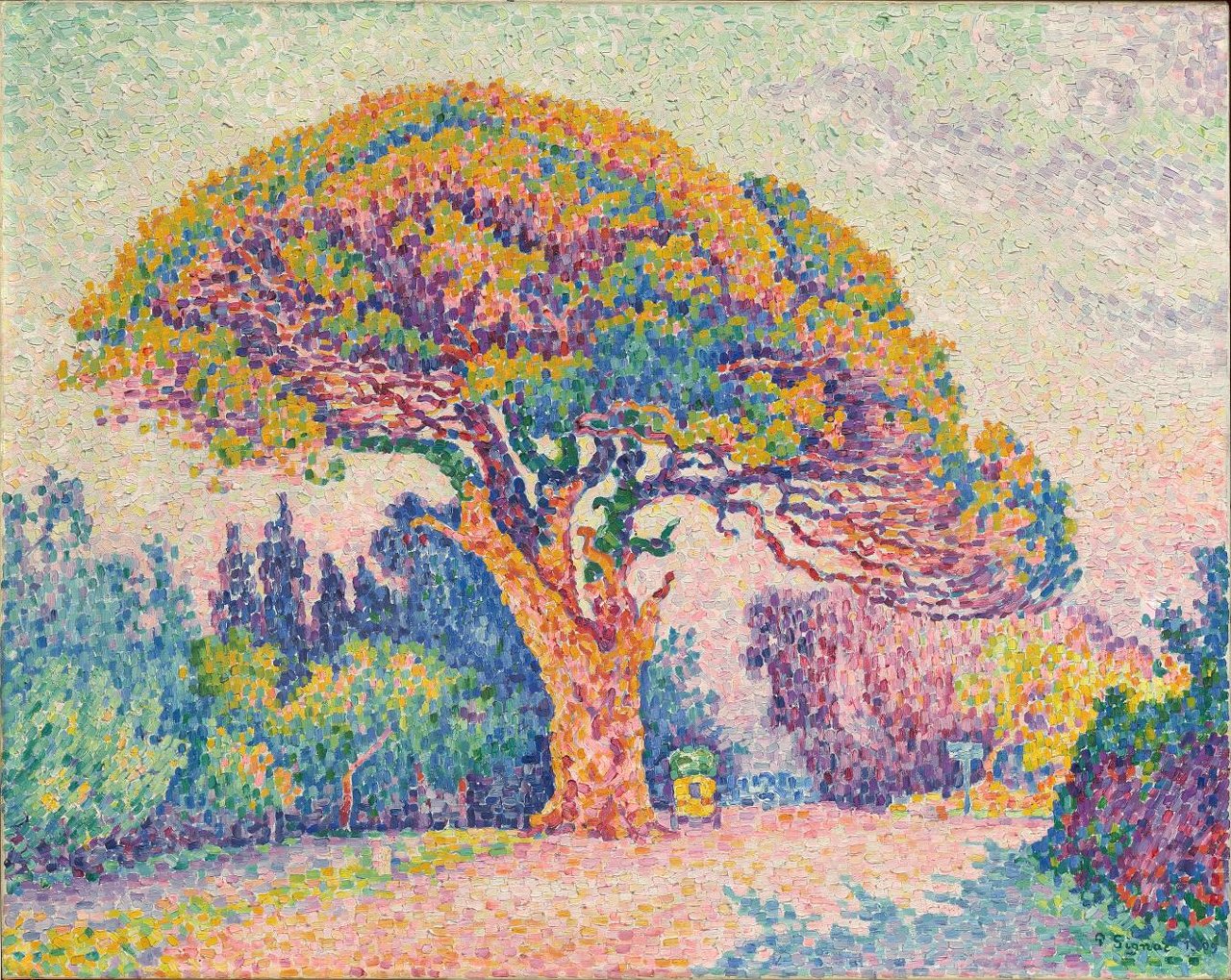 Le pin de Bertaud by Paul Signac - 1909 