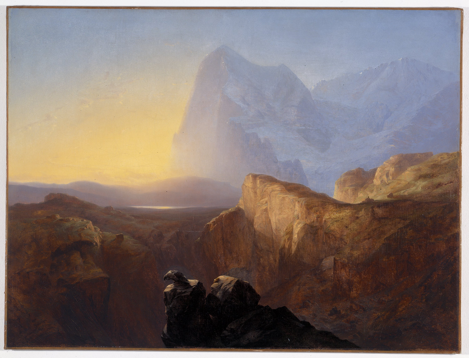 The Grand Eiger by Alexandre Calame - 1884 - - Kunstmuseum Bern