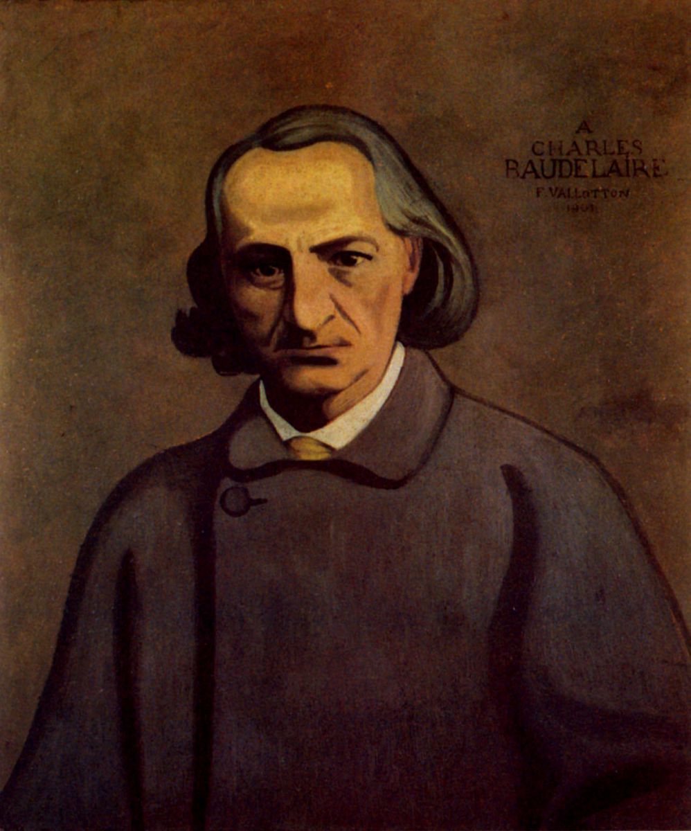 Portret van Baudelaire by Félix Vallotton - 1901 - 79 × 68 cm 