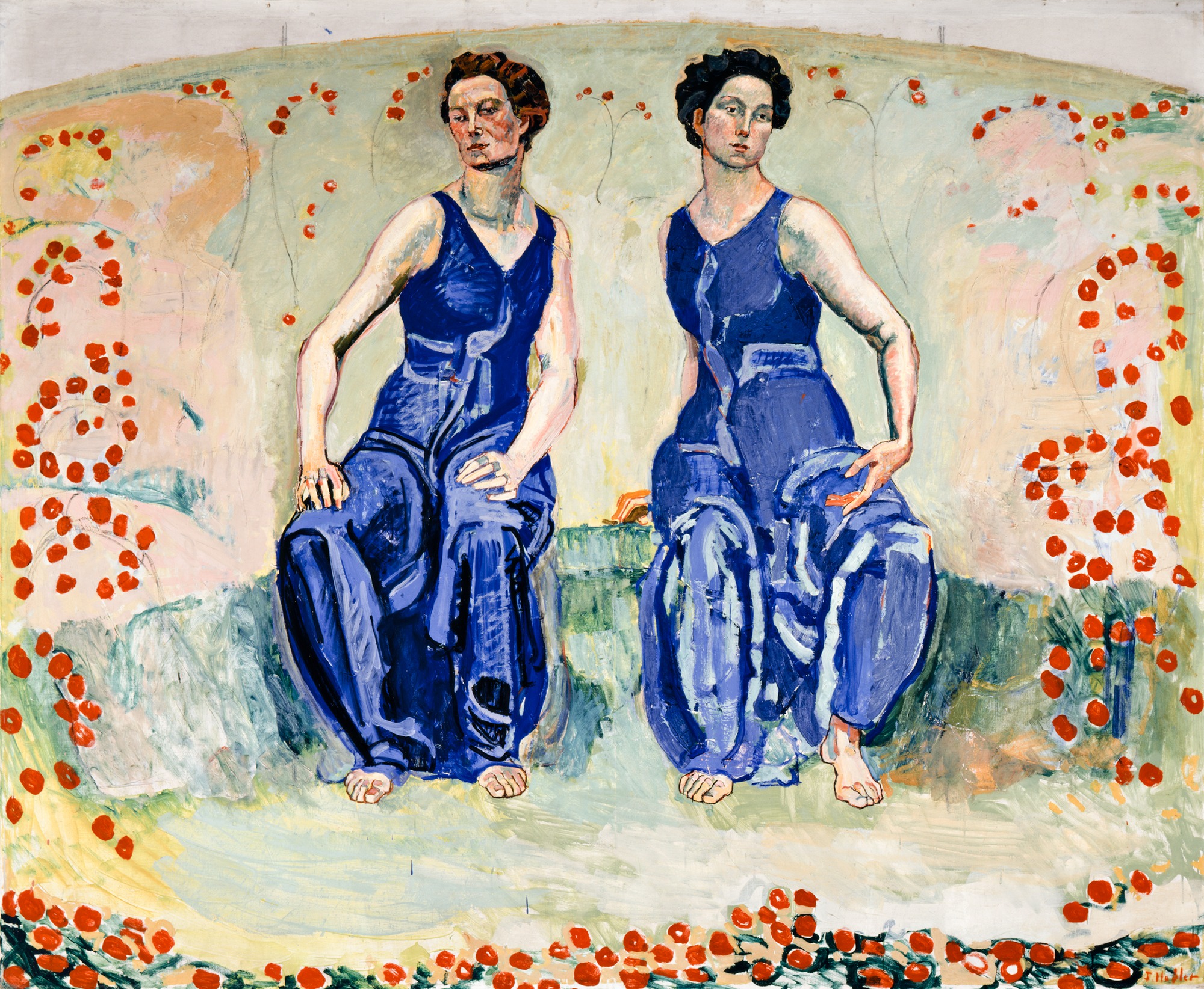 Święta Godzina by Ferdinand Hodler - Ok. 1907 - 1911 - 183 x 226 cm 