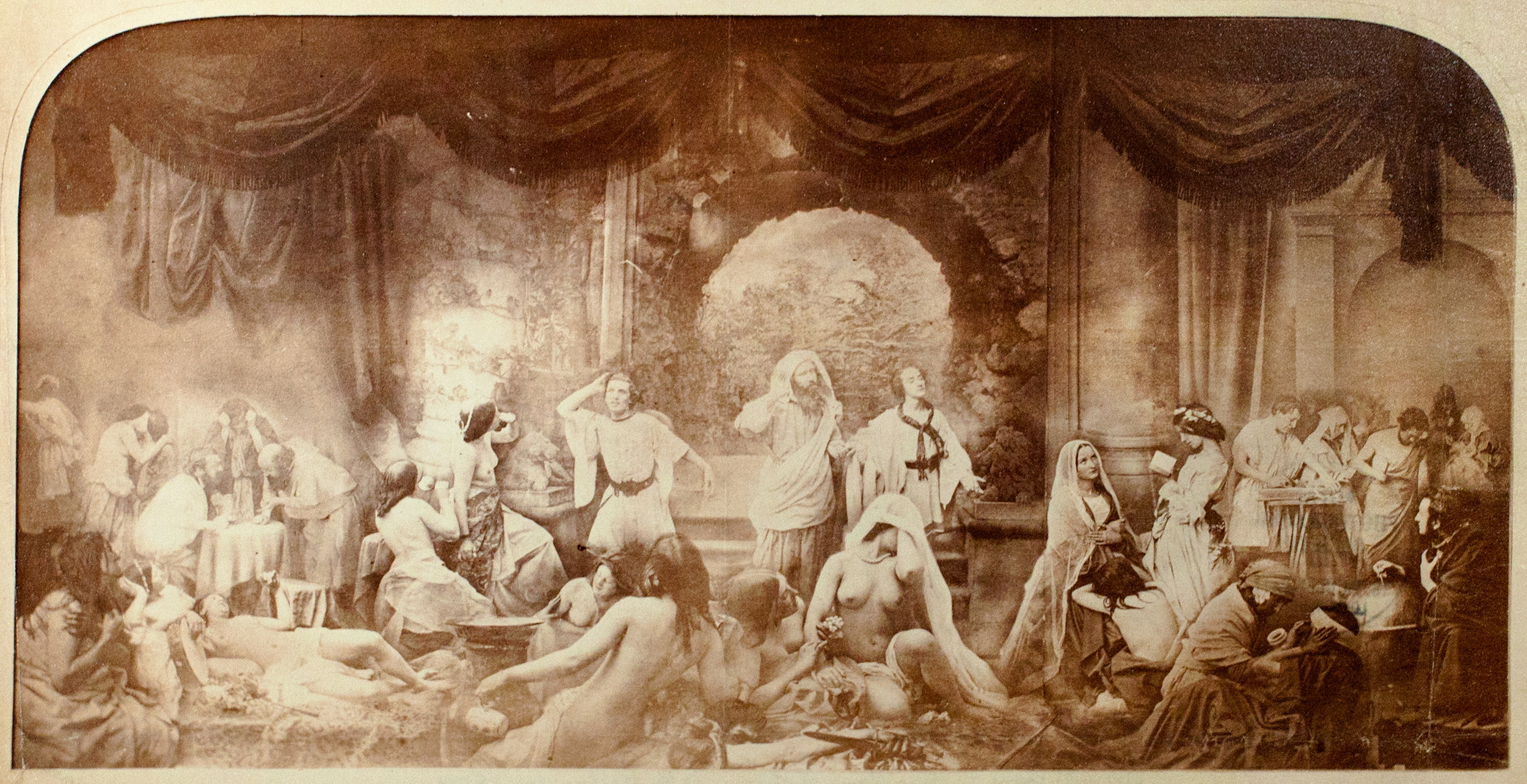 Составное изображение 1850-1935 - У истоков фотомонтажа by Oscar Gustave Rejlander - 1858 - 41.0 x 79.0 cm 