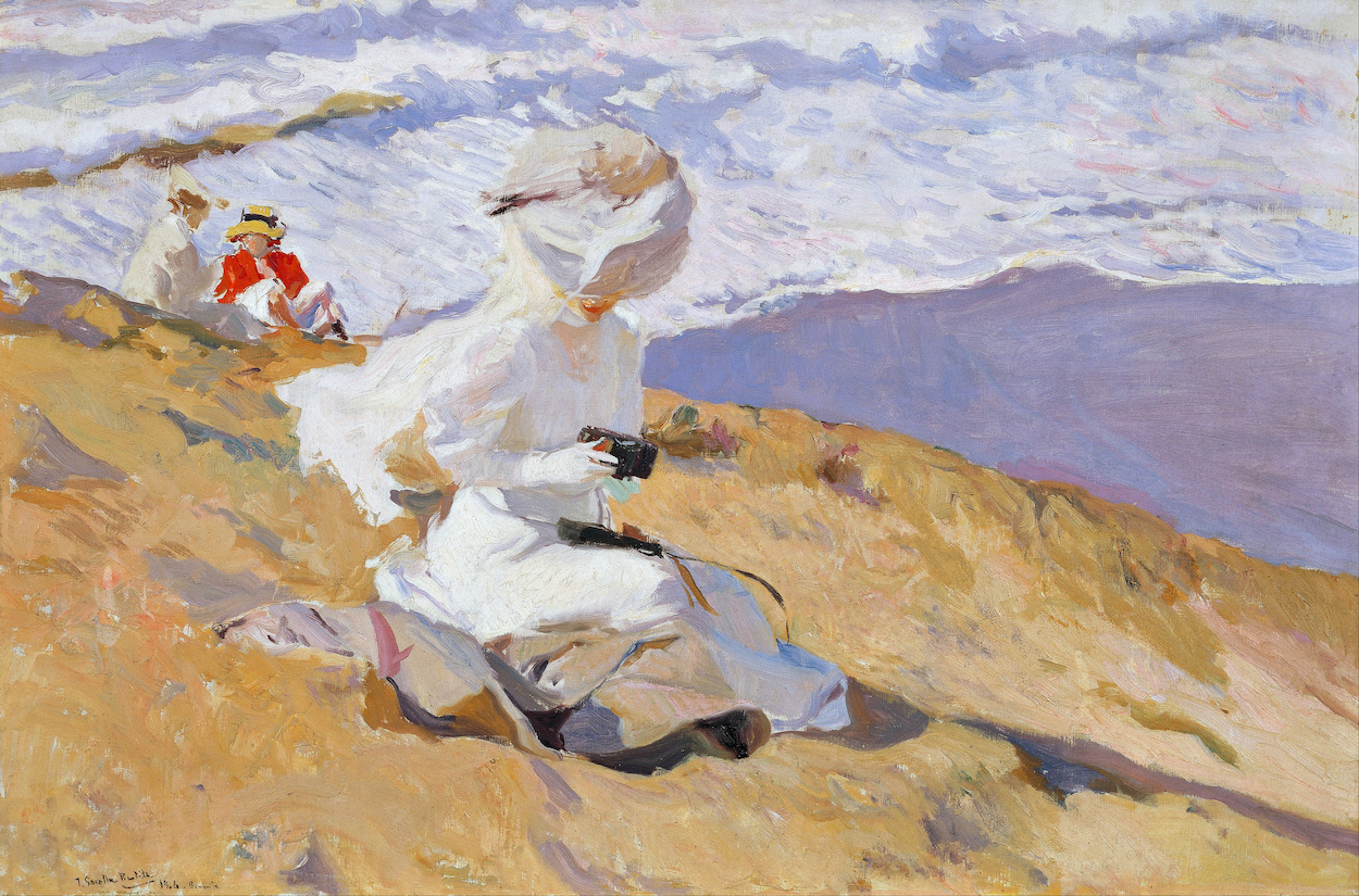 Capturing the Moment by Joaquín Sorolla - 1906 - 15.25 x 21.25 in. Museo Sorolla