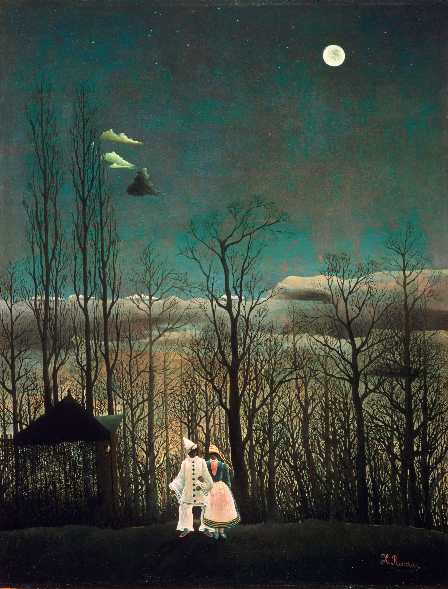 狂欢节之夜 by 亨利 卢梭 - 1886 - 35.25 x 46.18 in 