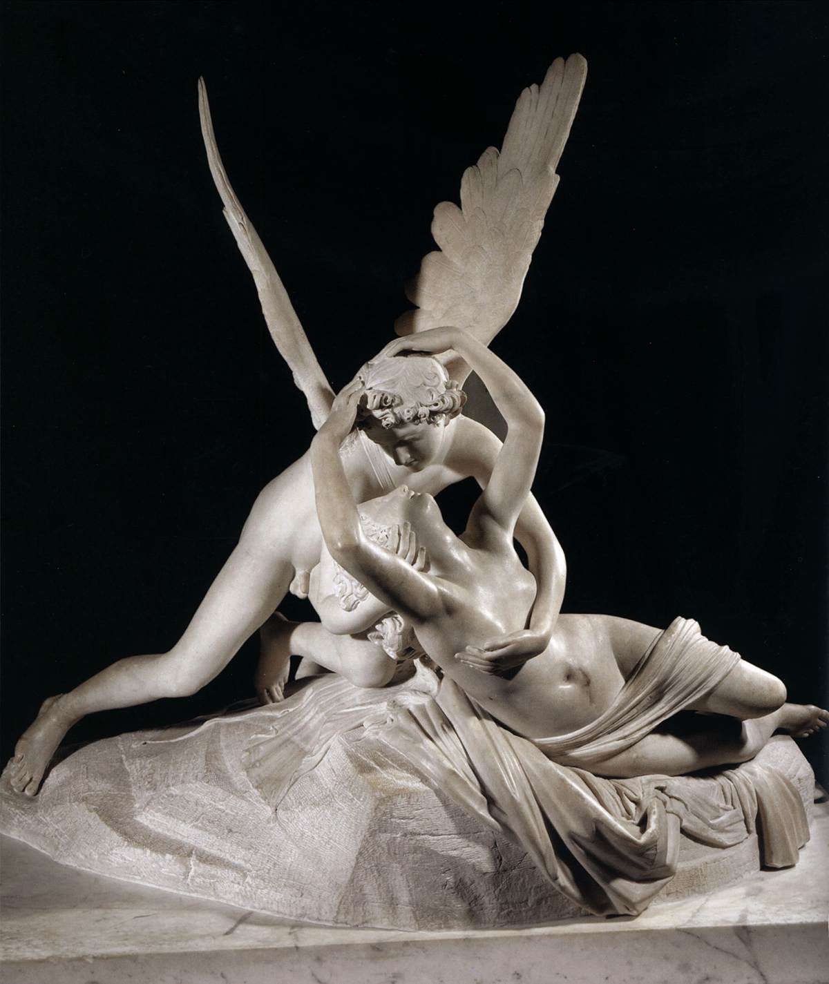 Psyche Revived by Cupid's Kiss by Antonio Canova - 1787 - 168 cm Musée du Louvre