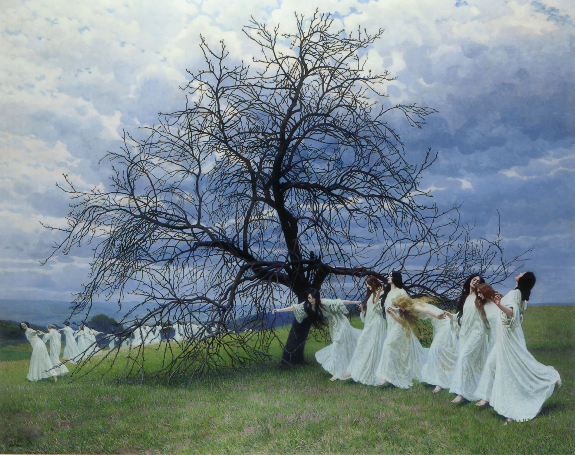 A Song of Spring by Maximilian Lenz - 1913 - 121.5 x 186 cm private collection