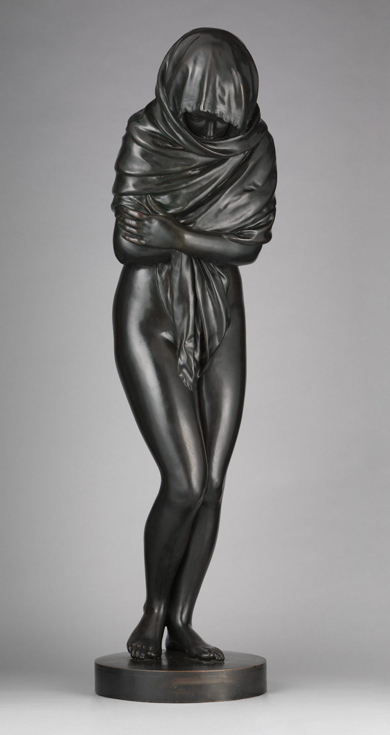 La freddolosa by Jean Antoine Houdon - 1787 - 143,5 x 39 x 50,48 cm 