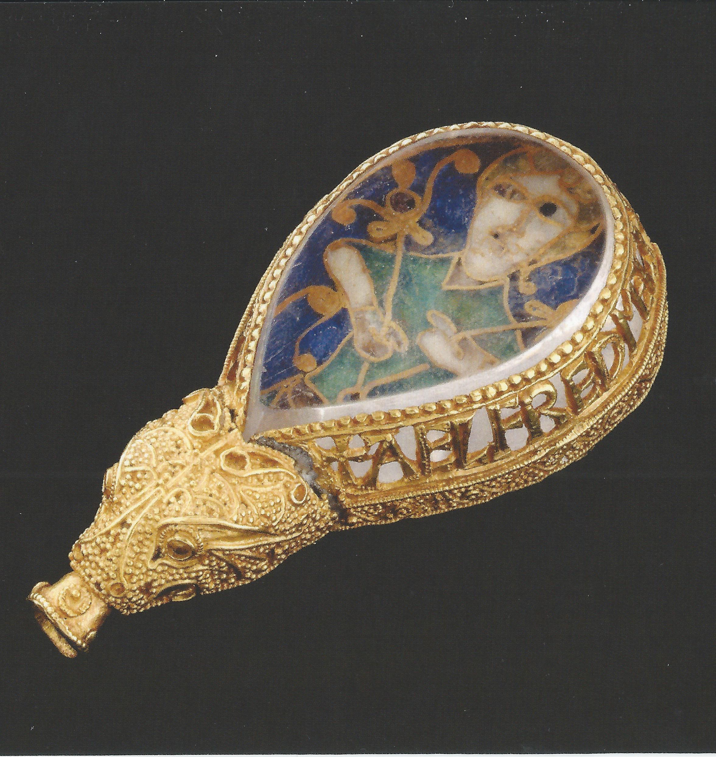 The "Alfred Jewel" by Unknown Artist - Late 9th century - 6.4 cm long Ashmolean Museum
