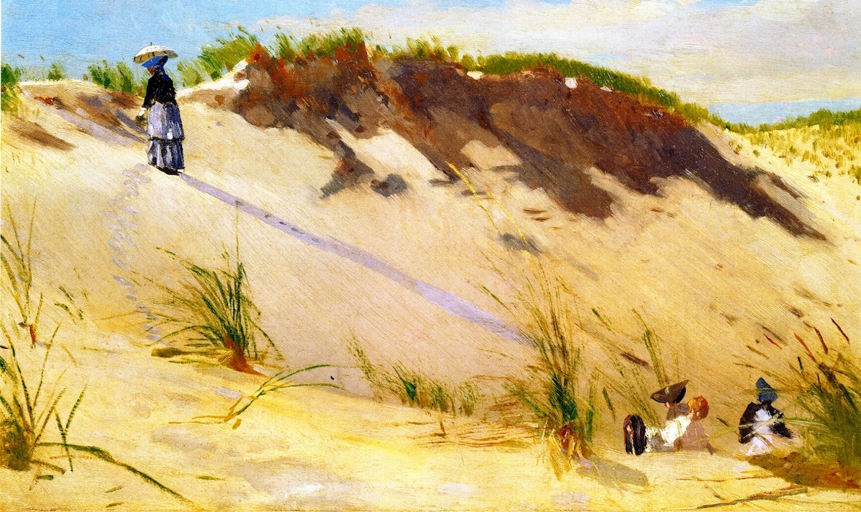 The Sand Dune by Winslow Homer - ca. 1871-1872 - 33.34 x 55.25 cm private collection