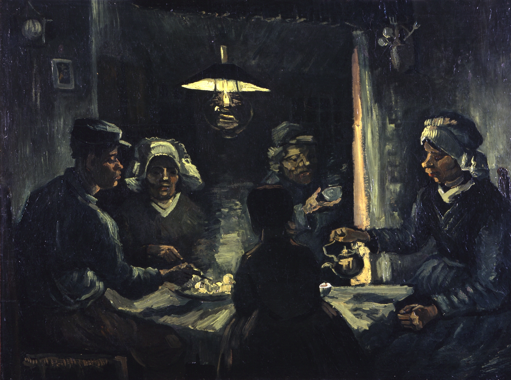 Potato Eaters by Vincent van Gogh - April-May 1885 - 82 x 114 cm Kröller-Müller Museum
