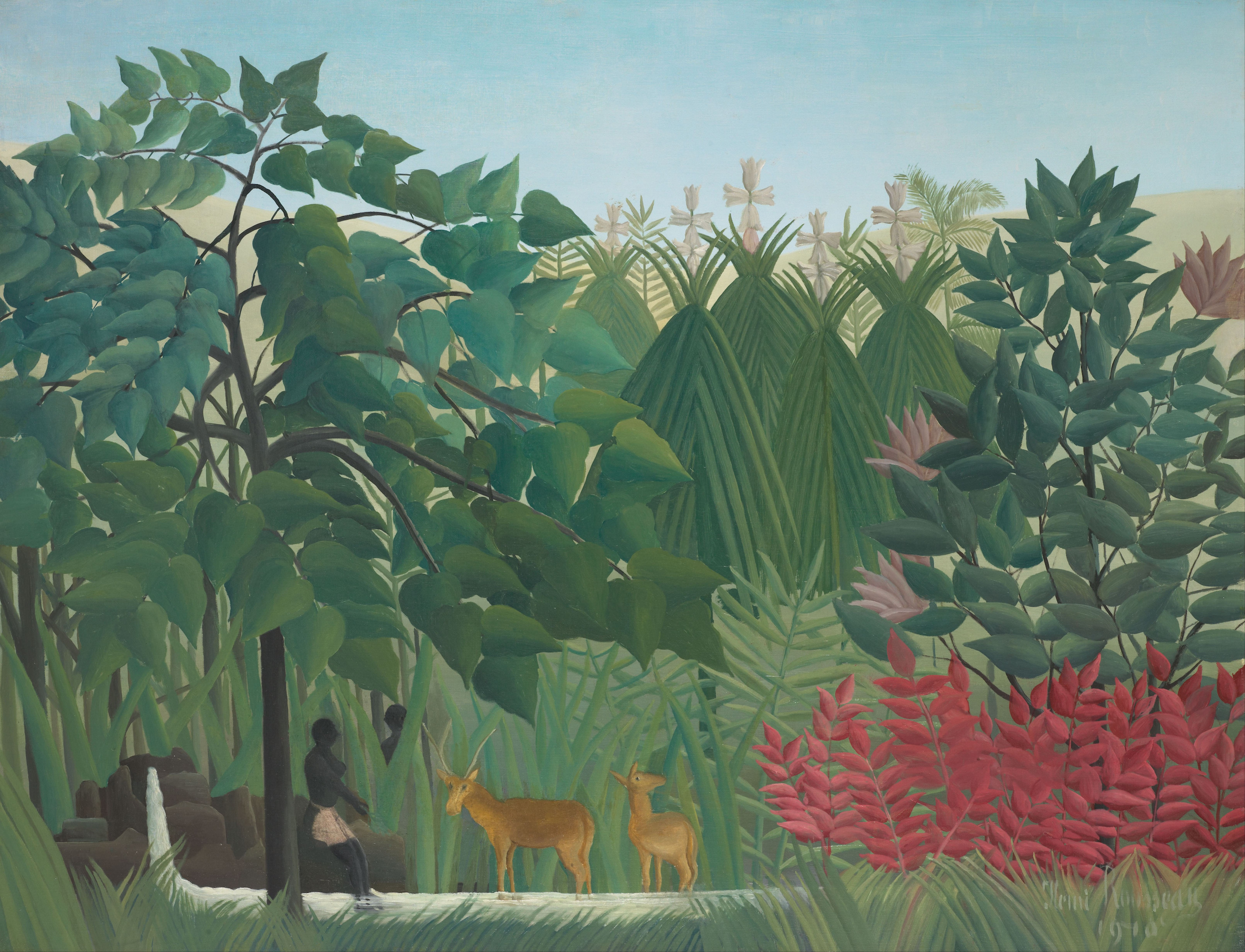 Şelale by Henri Rousseau - 1910 Art Institute of Chicago