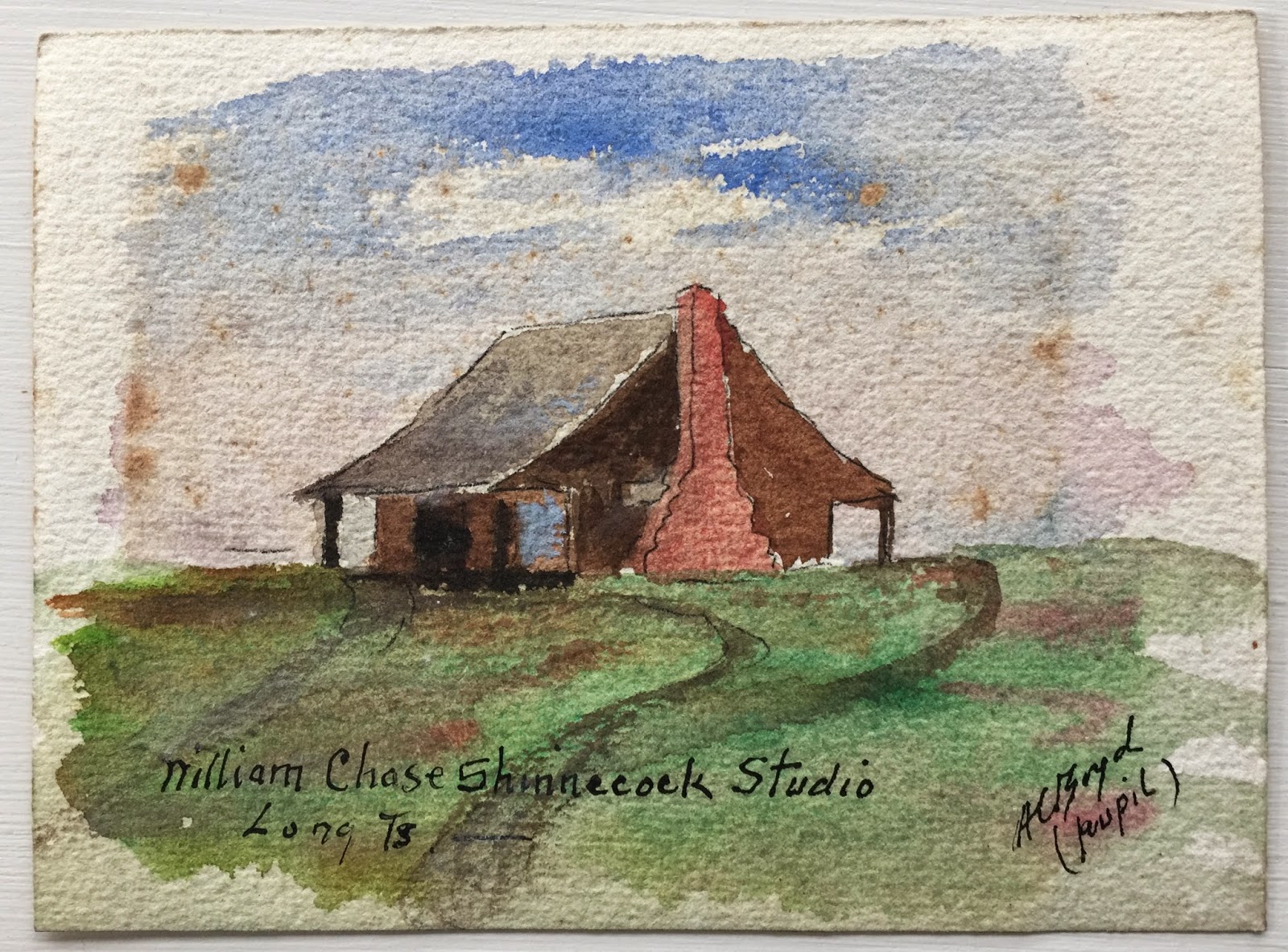 William Chase Shinnecock Studio by Annie Cooper Boyd - ca. 1891-1902 Sag Harbor Historical Society