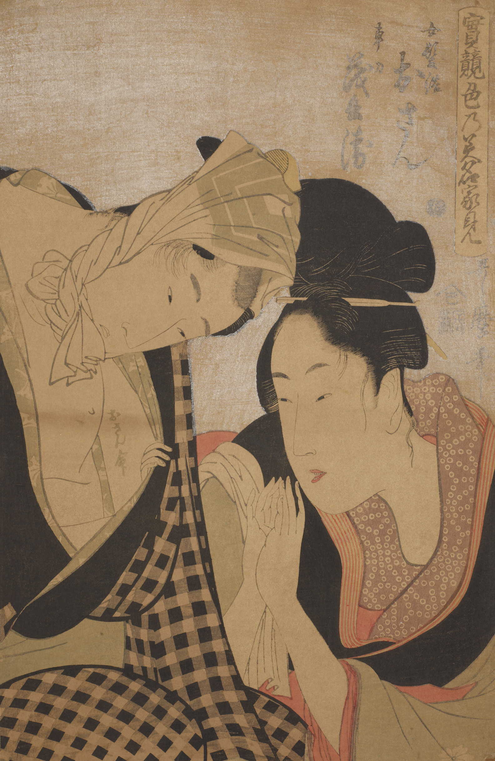 Osan and Mohei by Kitagawa Utamaro - 1798–1799 National Museum in Krakow