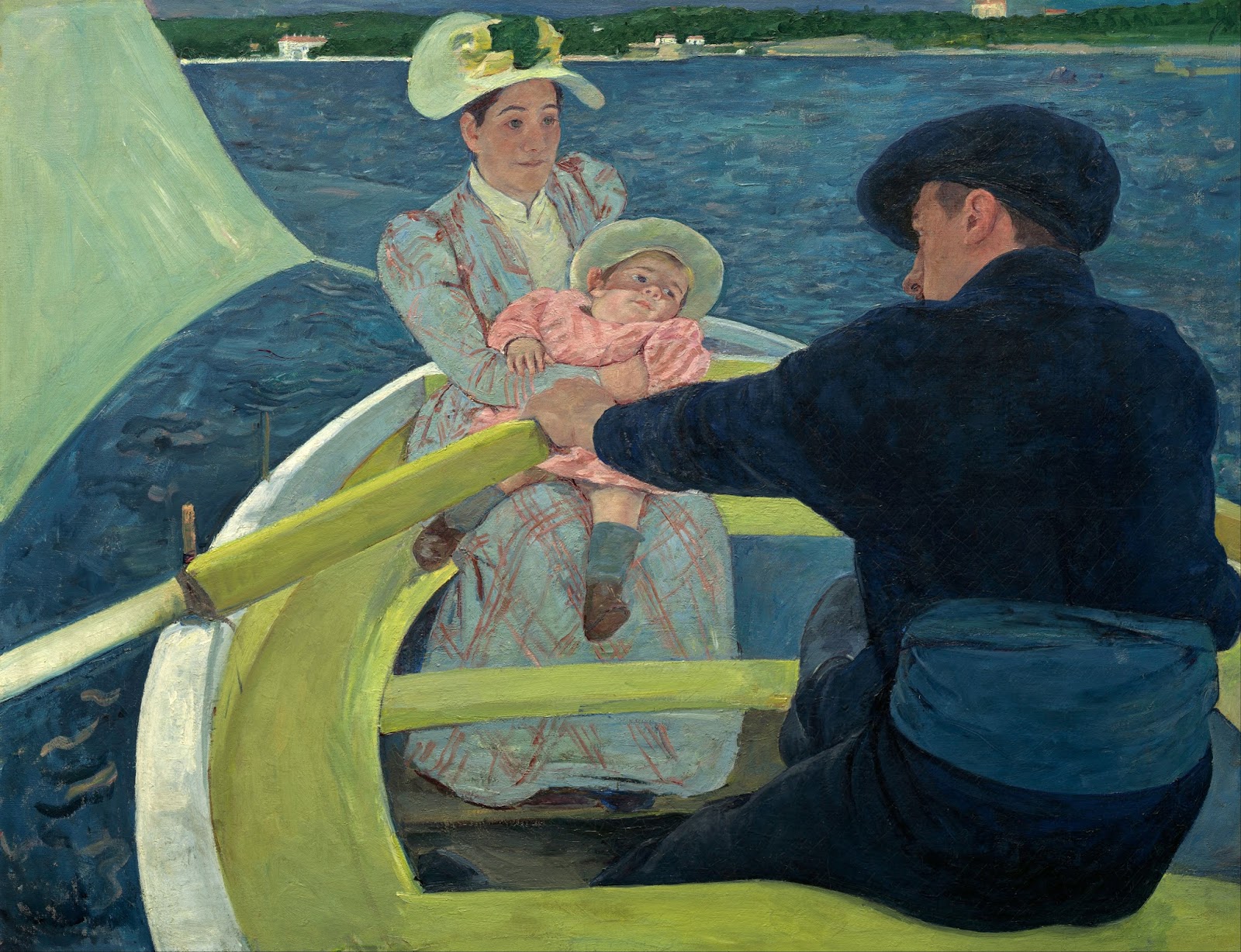 Катание в лодке by Мэри Кассат - 1893–1894 - 90 x 117 см 