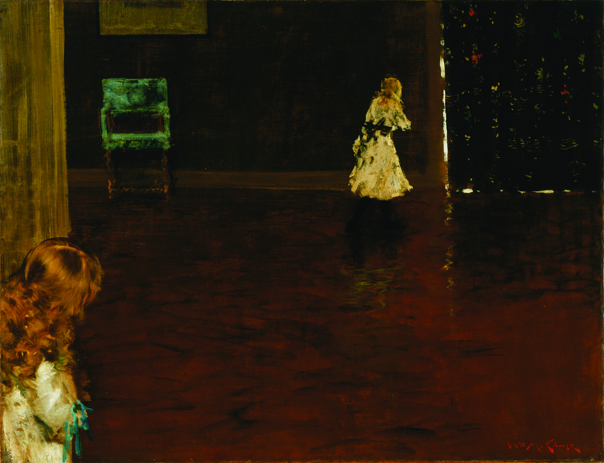 Hide and Seek by William Merritt Chase  - 1888 - 27 5/8 x 35 7/8 in The Phillips Collection