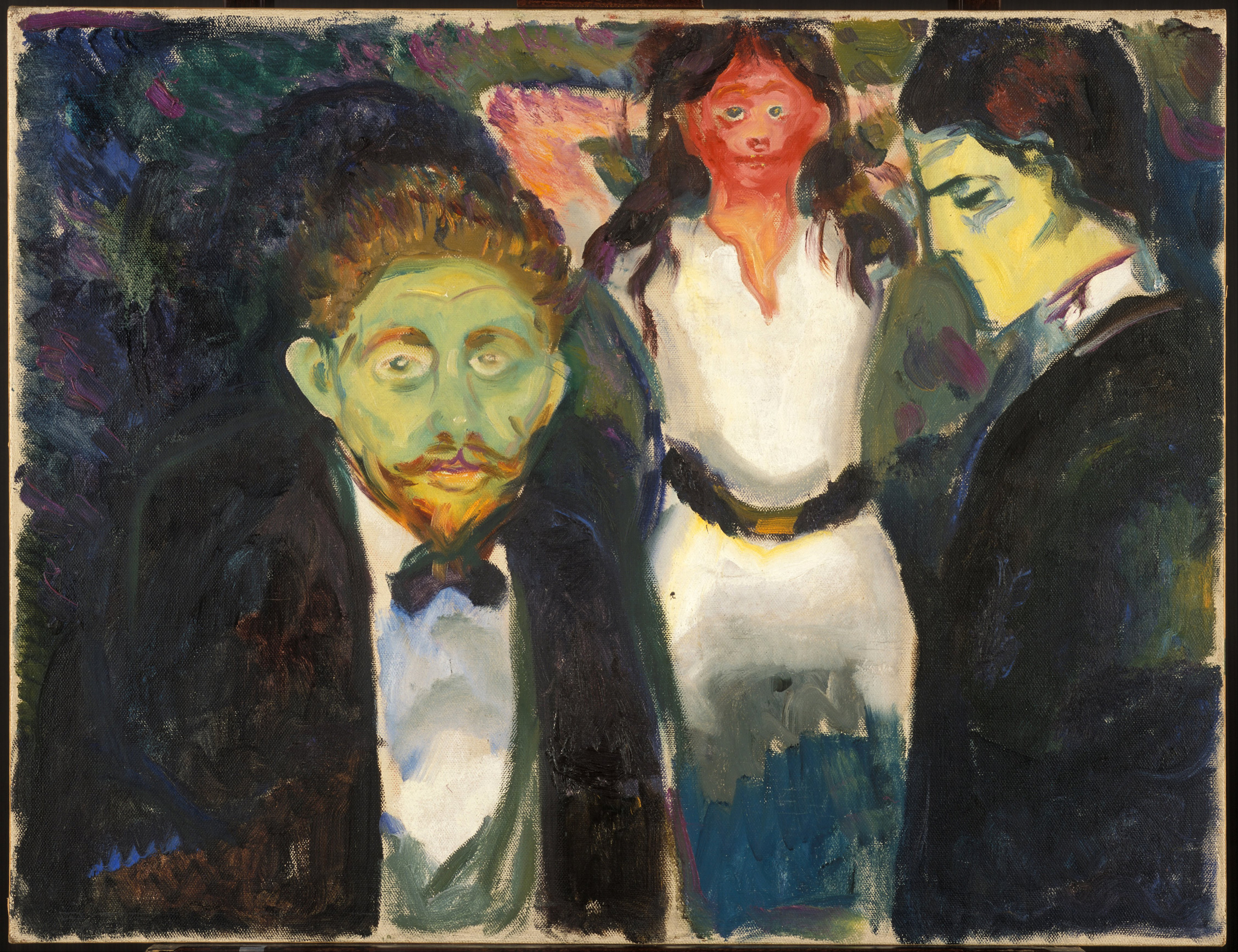Jealousy by Edvard Munch - 1907 - 98 x 75 cm Munch Museum